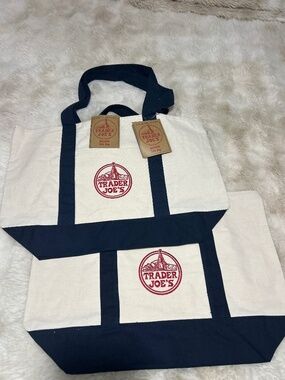 Two Trader Joe’s Canvas Tote Bags